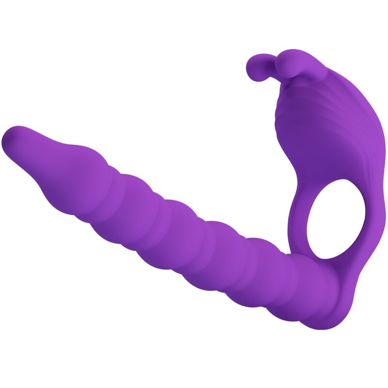 Analni vibrator z obročkom Pretty Love - Blackney, lila