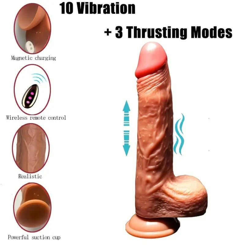 ARMONY - REALISTIČNI VIBRATOR IN DALJINSKI UPRAVLJALNIK 22,5 CM