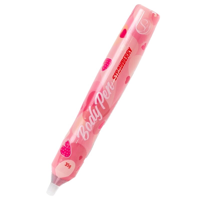Jedilna barva za telo Secret Play Body Pen - Strawberry