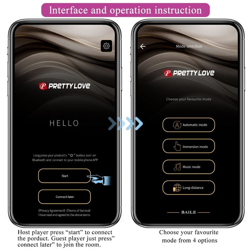 Stimulator G točke z elektrostimulacijo Pretty Love - Hector, roza