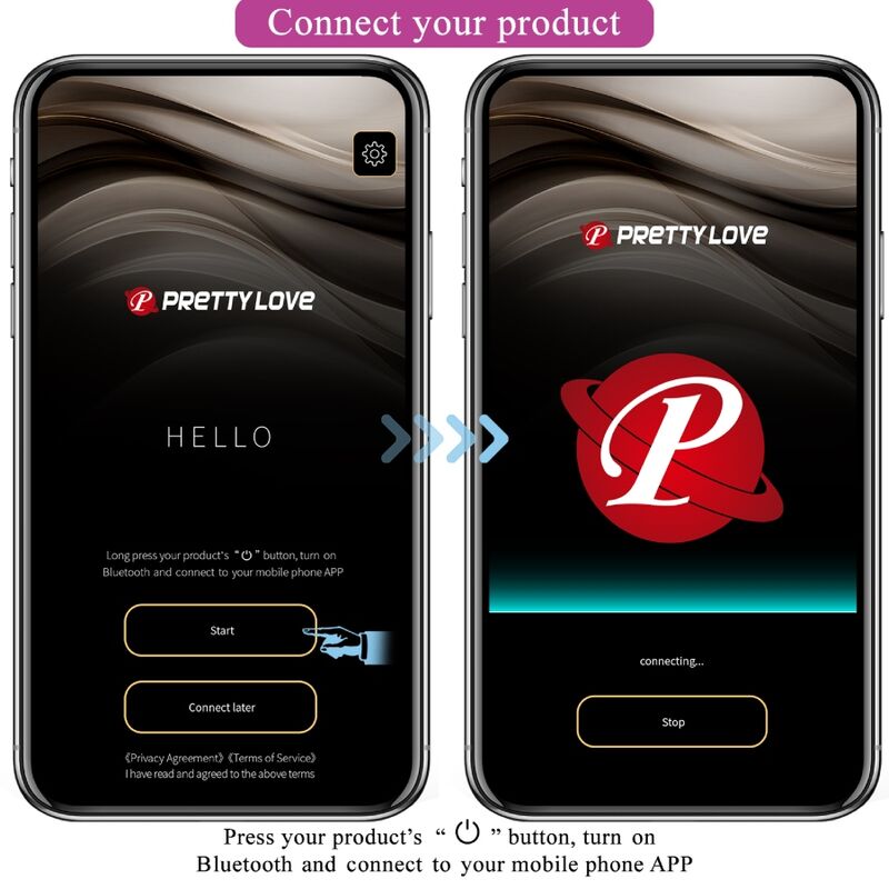 Stimulator G točke z elektrostimulacijo Pretty Love - Hector, roza