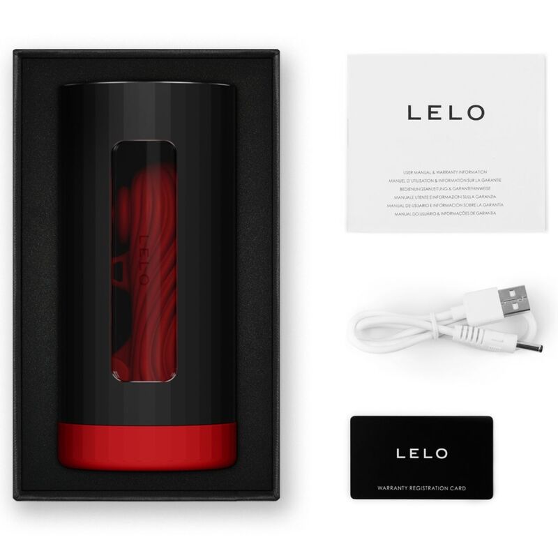 LELO - F1S V3 MOŠKI MASTURBATOR RDEČA XL