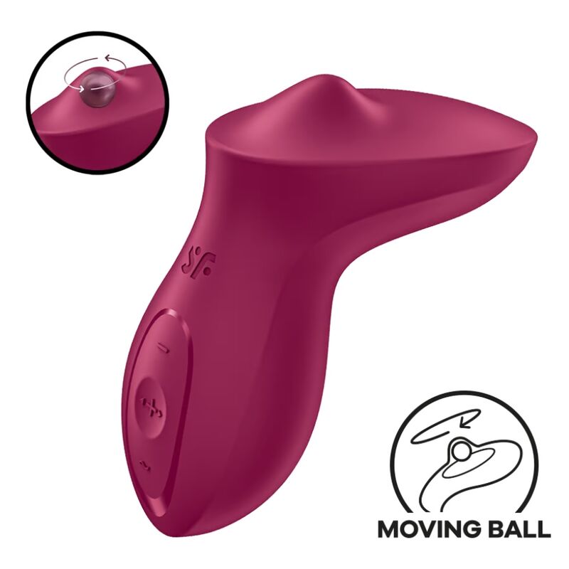 Stimulator klitorisa Satisfyer - Exciterrr, rdeča