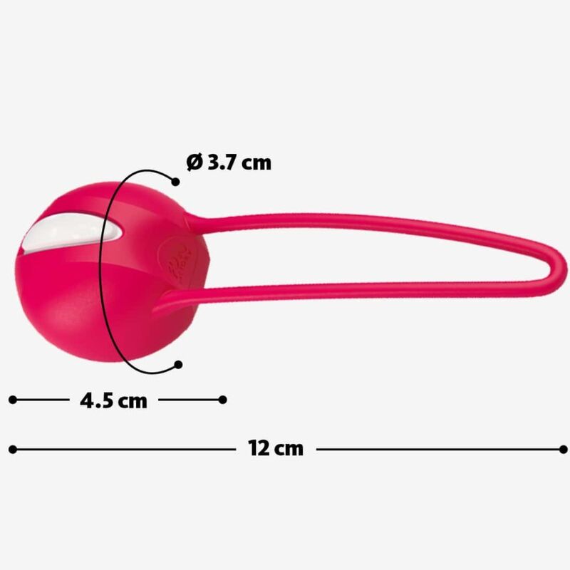 FUN FACTORY - SMARTBALL UNO MEDENIČNA ŽOGA BELA / PASTELNO LILA