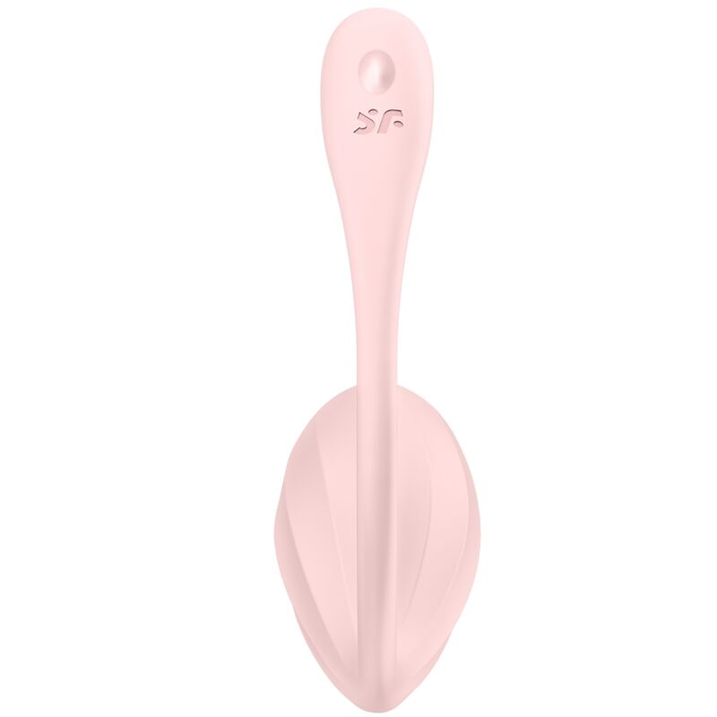 Vibracijski jajček Satisfyer - Ribbed Petal, roza