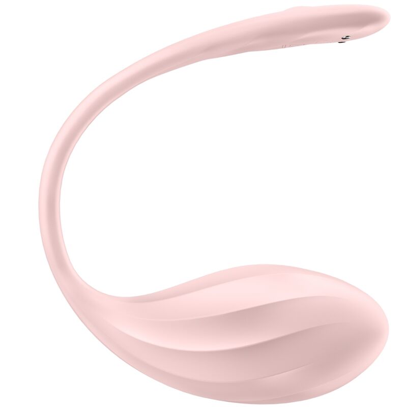 Vibracijski jajček Satisfyer - Ribbed Petal, roza