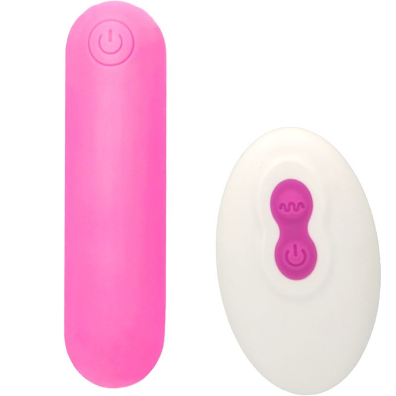Bullet vibrator z daljincem Splash - Joline, 65 x 15 cm, roza