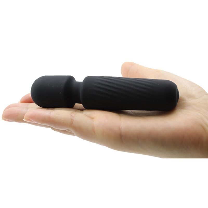 ARMONY - VAŠ ČAROBNI MASAŽNI APARAT IN VIBRATOR Z MOŽNOSTJO PONOVNEGA POLNJENJA 10 VIBRACIJ ČRNA