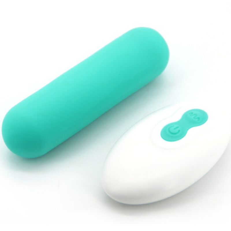 Bullet vibrator z daljincem Splash - Joie, 75 x 19 cm, zelena