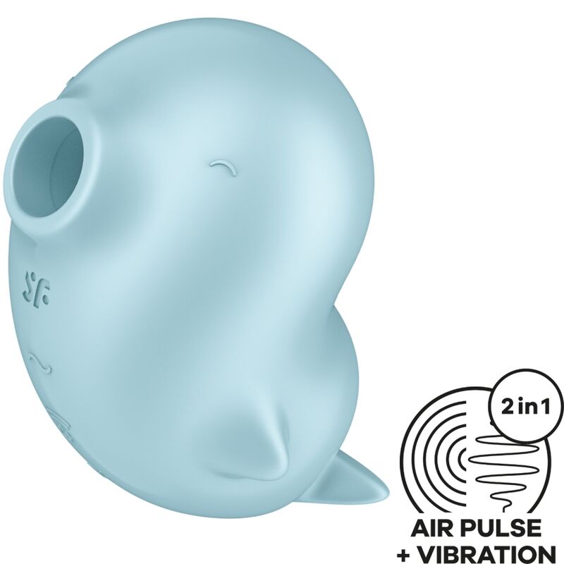Stimulator klitorisa Satisfyer - Sassy Seal, modra
