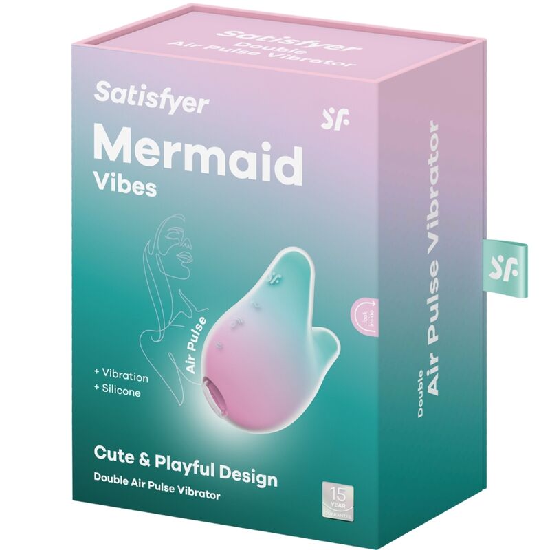 Stimulator klitorisa Satisfyer - Mermaid Vibes, roza