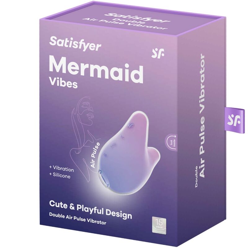 Stimulator klitorisa Satisfyer - Mermaid Vibes, lila