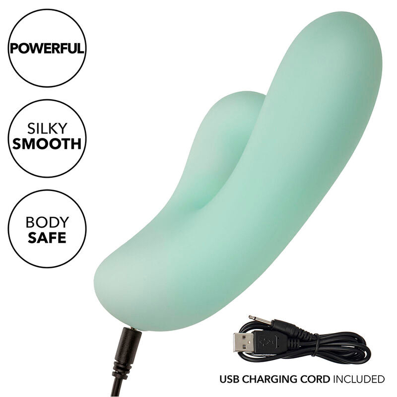 CALEXOTICS - PACIFICA FIJI VIBRATOR & ESTIMULATOR G SPOT 10 VIBRACIJ AQUA