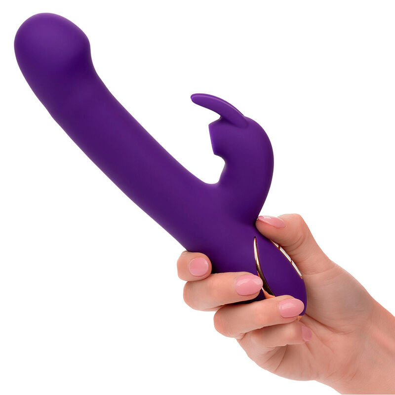 CALEXOTICS - JACK RABBIT VIBRATOR AND STIMULATOR 7 VIBRATION LEVELS AND STIMULATING WAVES BLUE