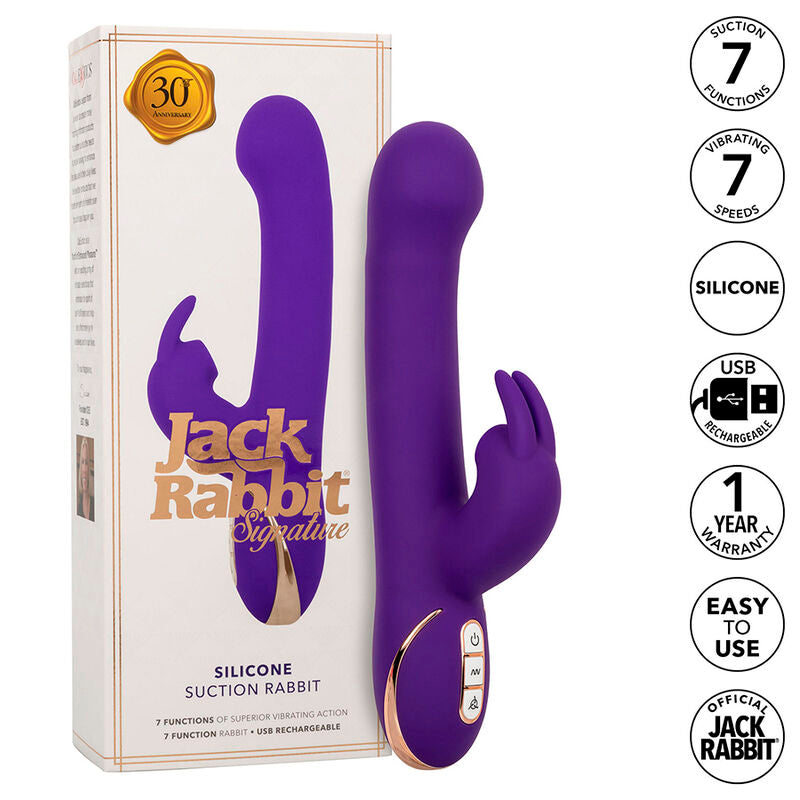 CALEXOTICS - VIBRATOR IN STIMULATOR JACK RABBIT 7 STOPENJ VIBRACIJ IN STIMULATIVNIH VALOV MODRA