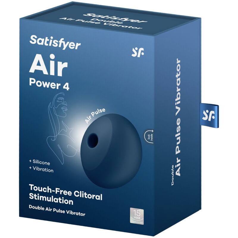 Stimulator klitorisa Satisfyer - Air Power 4, modra