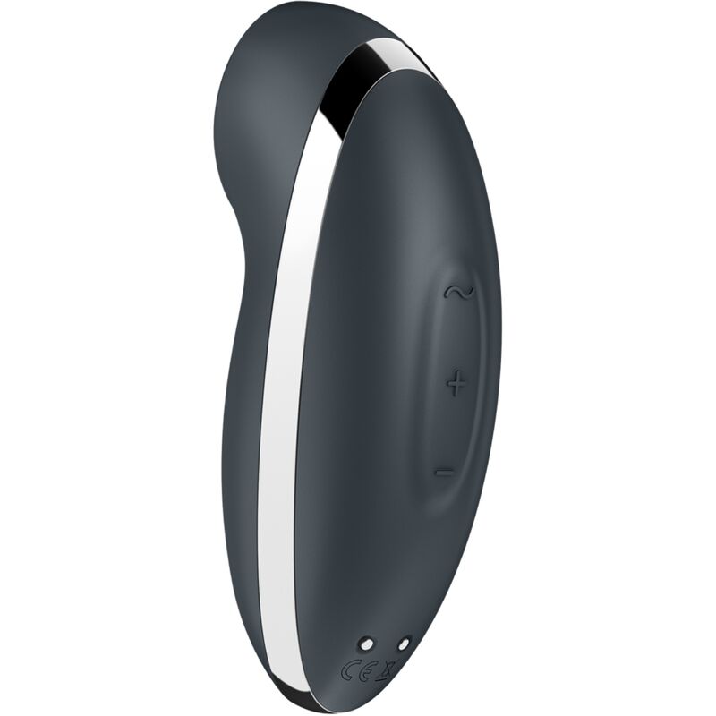 Stimulator klitorisa Satisfyer - Tap & Climax 2, siva