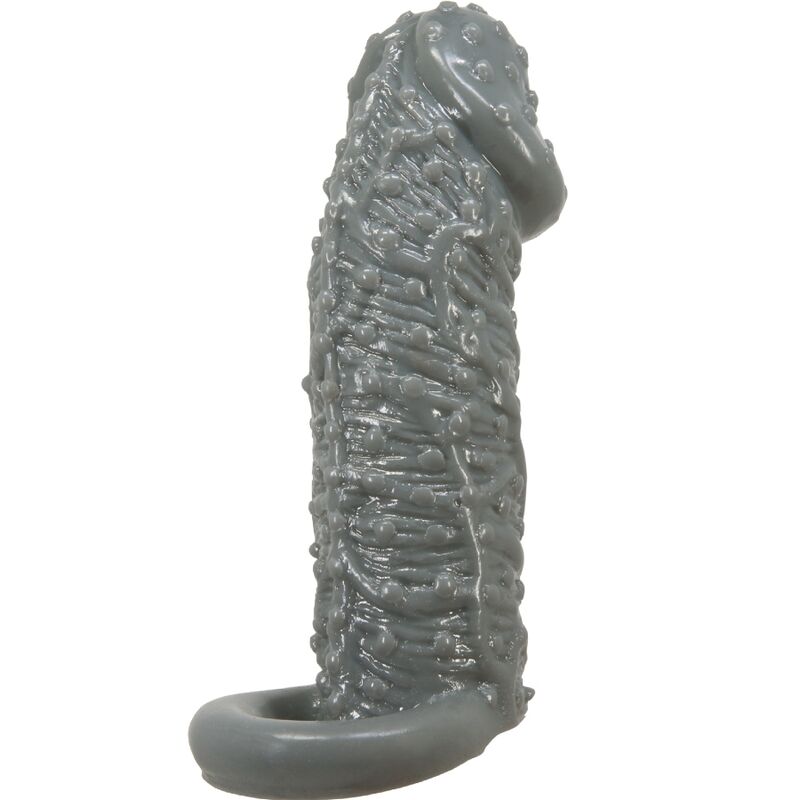 LEPA LJUBEZEN - REALISTIČNI PENIS POVEČAVA IN ZAMUDA ROKAV MODEL 2 SIVA