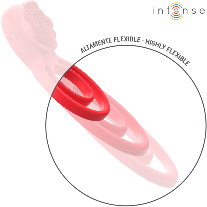 INTENZIVNO - GAIL STIMULATOR ROSE 10 VIBRACIJ RDEČ DALJINSKI UPRAVLJALNIK