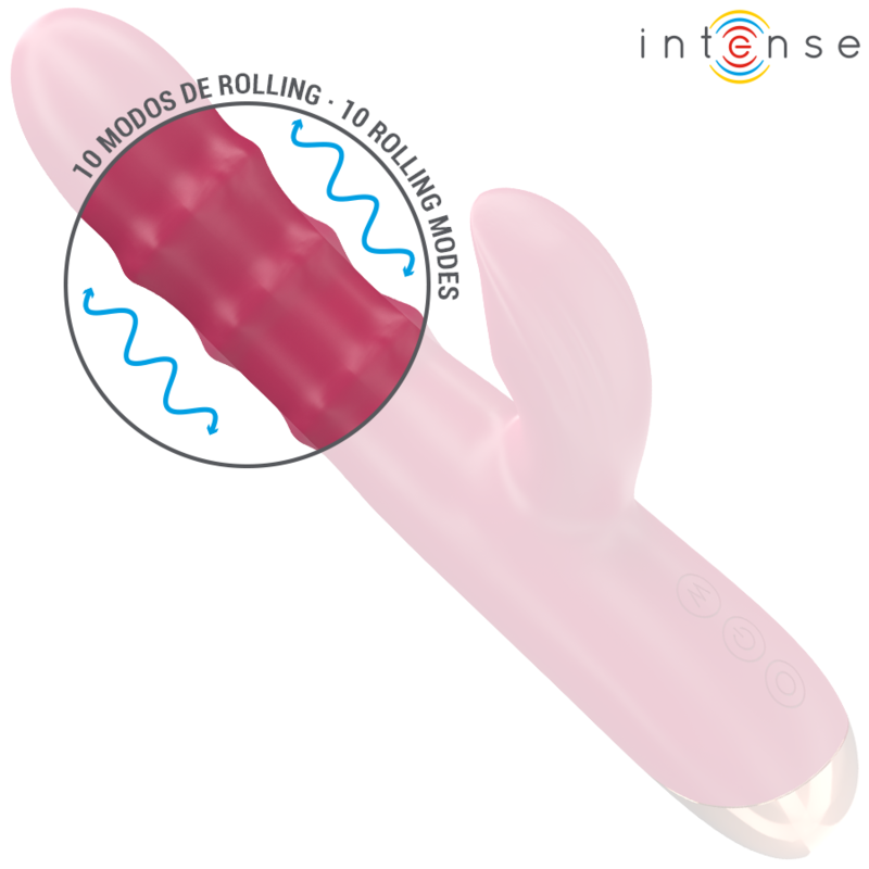 INTENZIVNO - CHLOE VEČNAMENSKI VIBRATOR 3 V 1 RDEČA