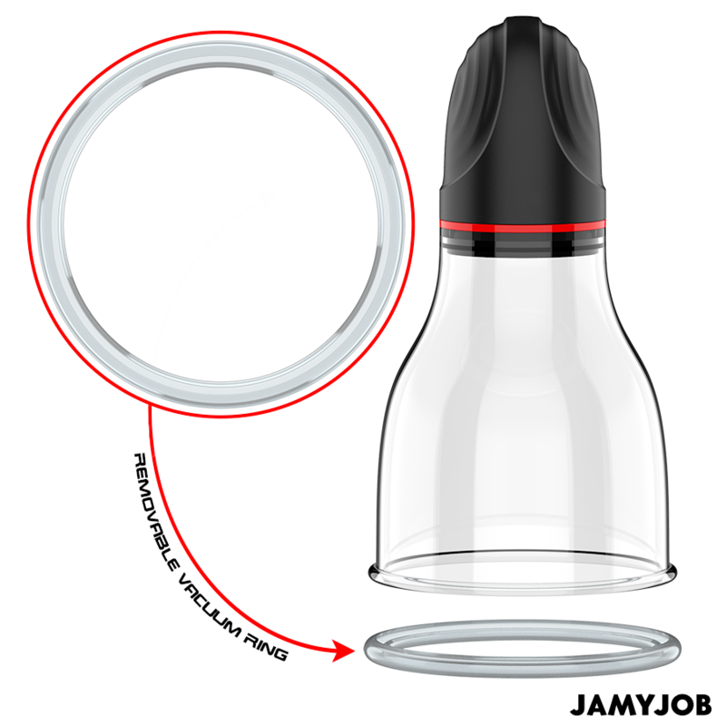JAMYJOB - XPAND LITE AUTOMATIC TESTICLE PUMP 3 LEVELS OF STIMULATING WAVES GREY