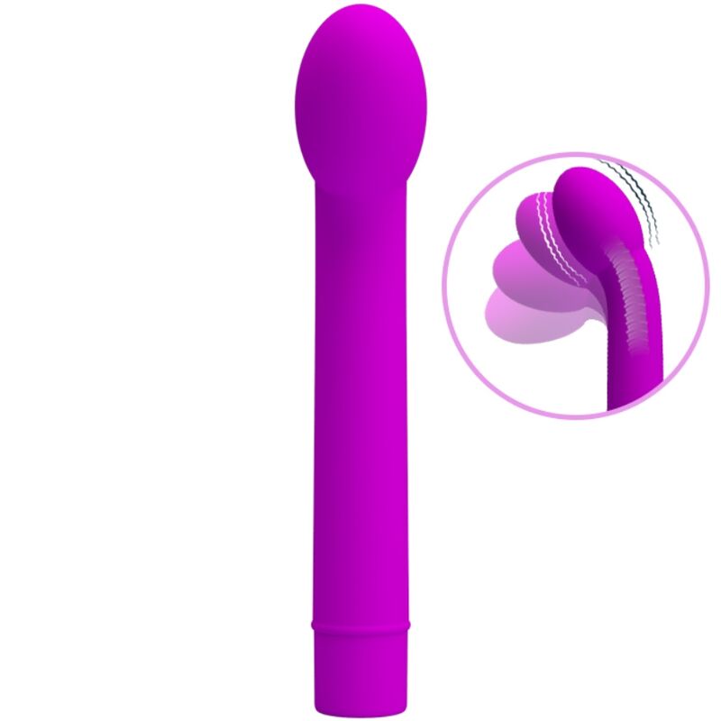 PRETTY LOVE - VIBRATOR LOGAN G-TOČKA 10 VIBRACIJ VIJOLIČNA