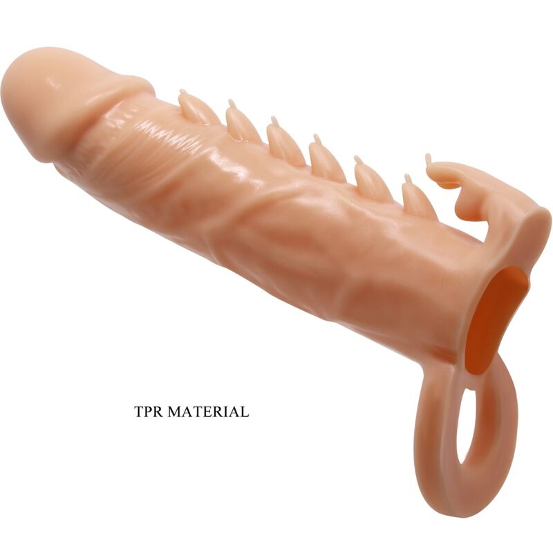 LEPA LJUBEZEN - EMMIT PENIS ROKAV + STIMULATOR KLITORISA MESO