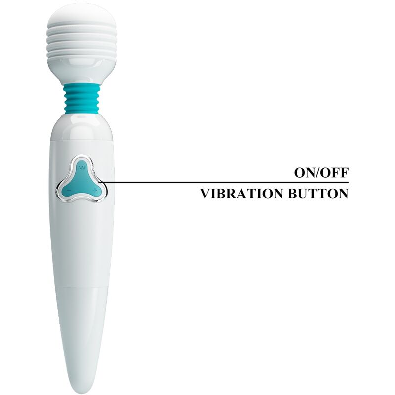 PRETTY LOVE - CLOUD WAND VIBRATOR 7 VIBRATIONS WHITE