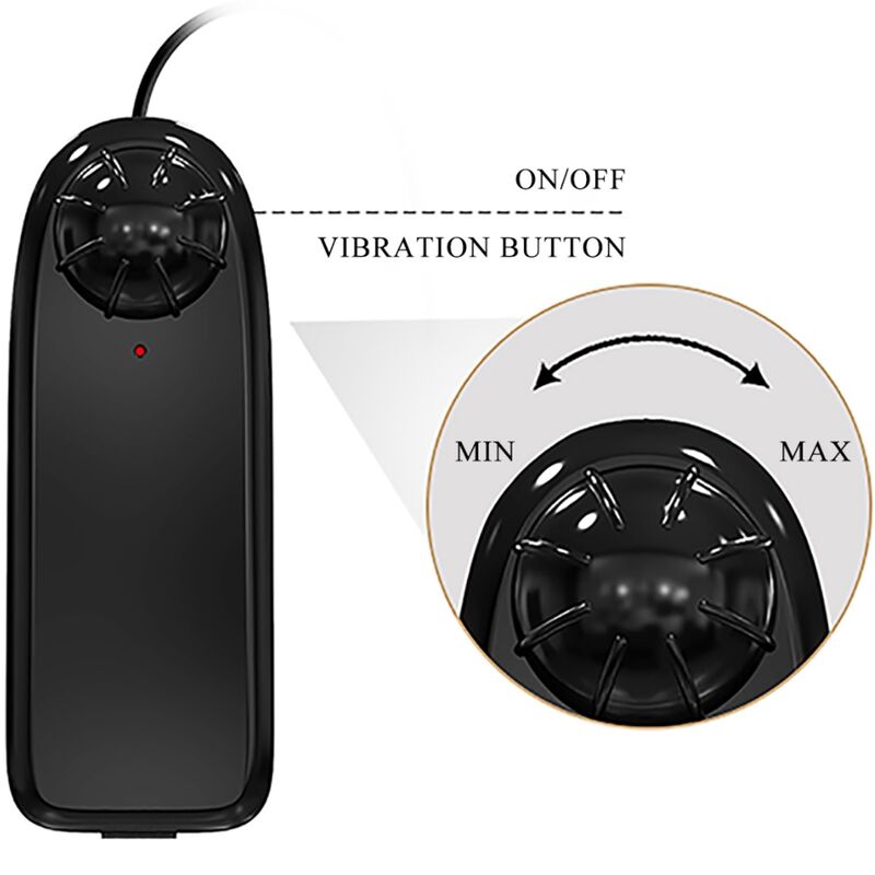 BAILE - CATOBLEPAS REALISTIČNI VIBRATOR 20,6 CM MESO DALJINSKI UPRAVLJALNIK