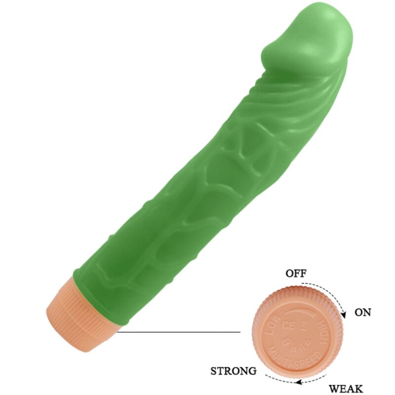 BAILE - BILL REALISTIČNI VIBRATOR 22,5 CM ZELEN
