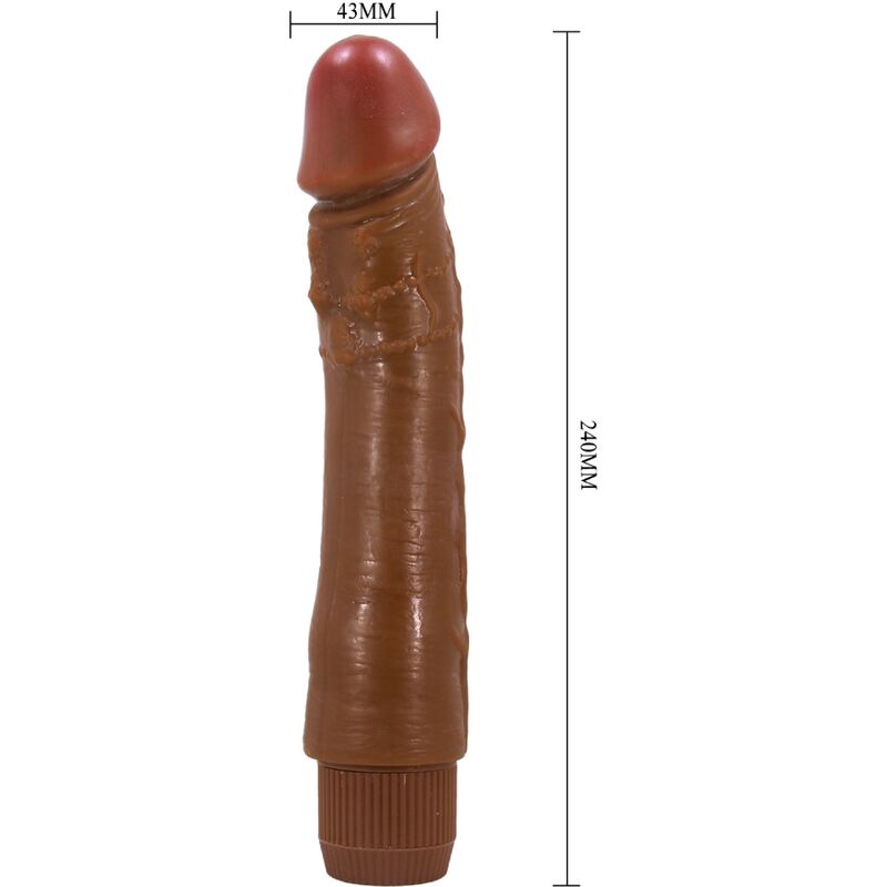 BAILE - DYBBUK REALISTIČNI VIBRATOR 24 CM MULATTO