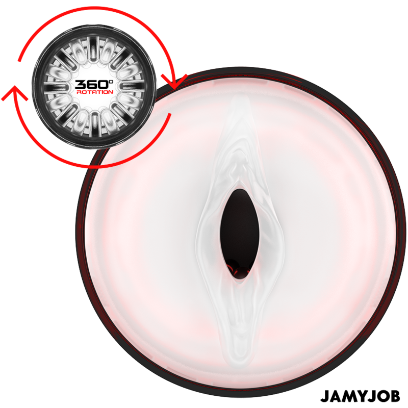 JAMYJOB - STORM AVTOMATSKI VAGINALNI MASTURBATOR 10 NAČINOV VRTENJA IN POTISKA