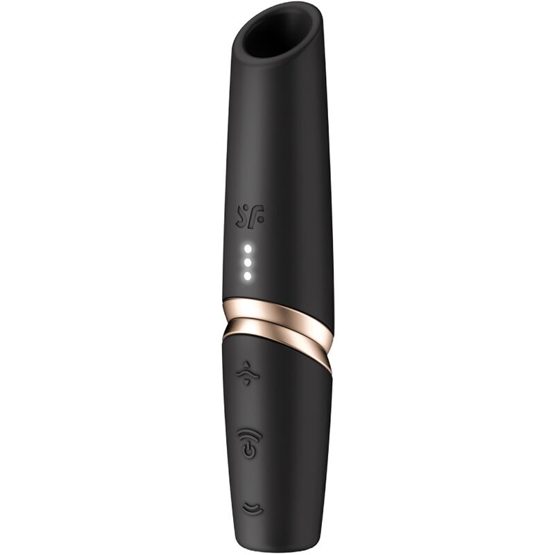 Stimulator klitorisa Satisfyer - Perfect Kiss, črna