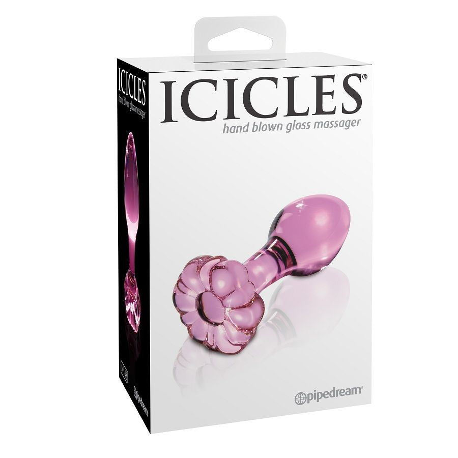 Steklen analni čep Icicles N. 48