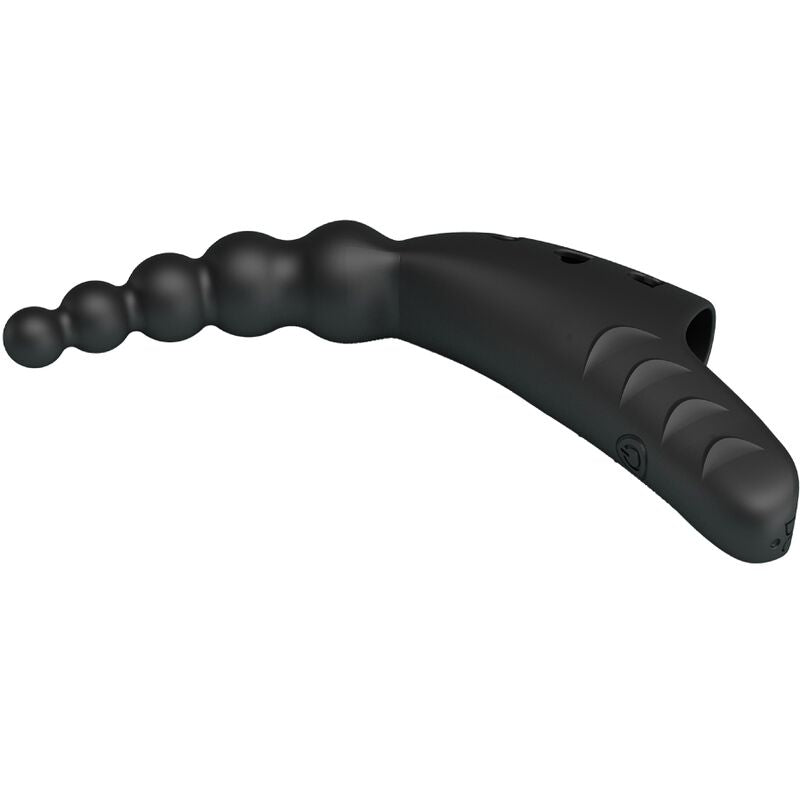 PRETTY LOVE - JORDIN VIBRATOR S PRSTOM 10 VIBRACIJ ČRNA