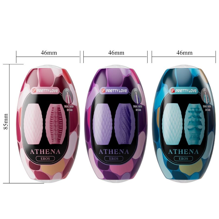 PRETTY LOVE - ATHENA EROS PACK 15 RAZLIČNIH MOŠKIH MASTURBATORJEV