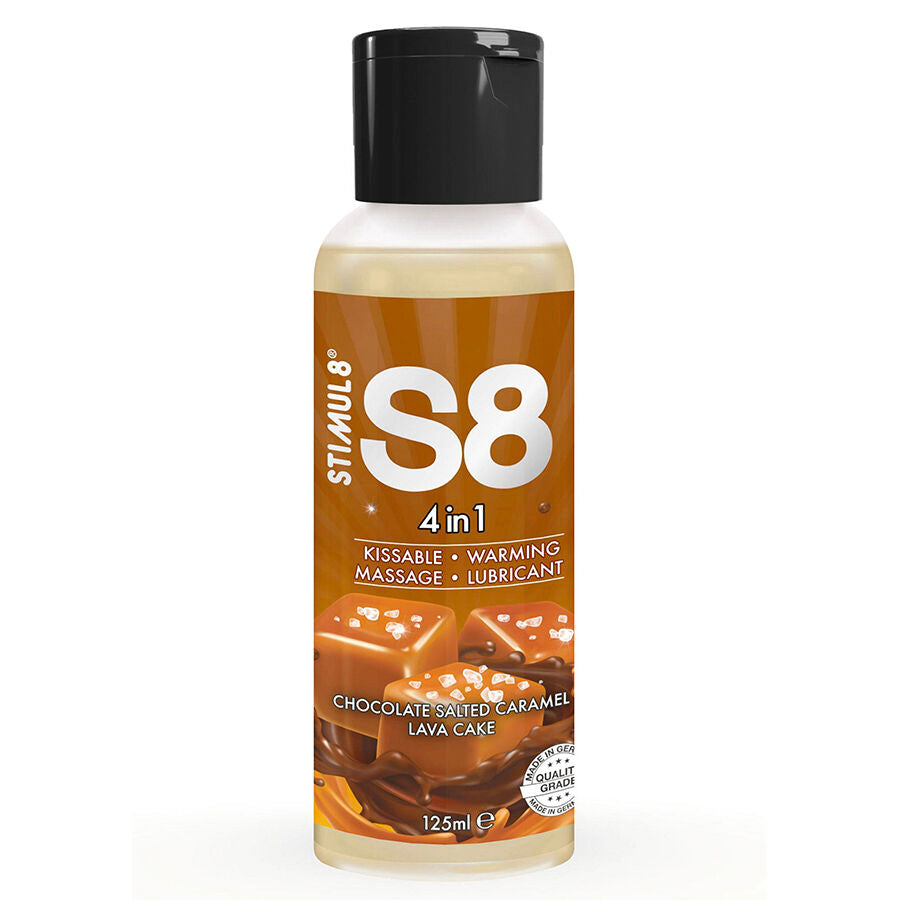 Lubrikant STIMUL8 S8 4 in 1 Chocolate and Salted Caramel Dessert, 125 ML