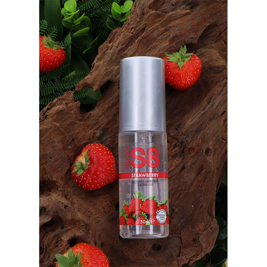 Lubrikant STIMUL8 S8 Strawberry, 125 ml