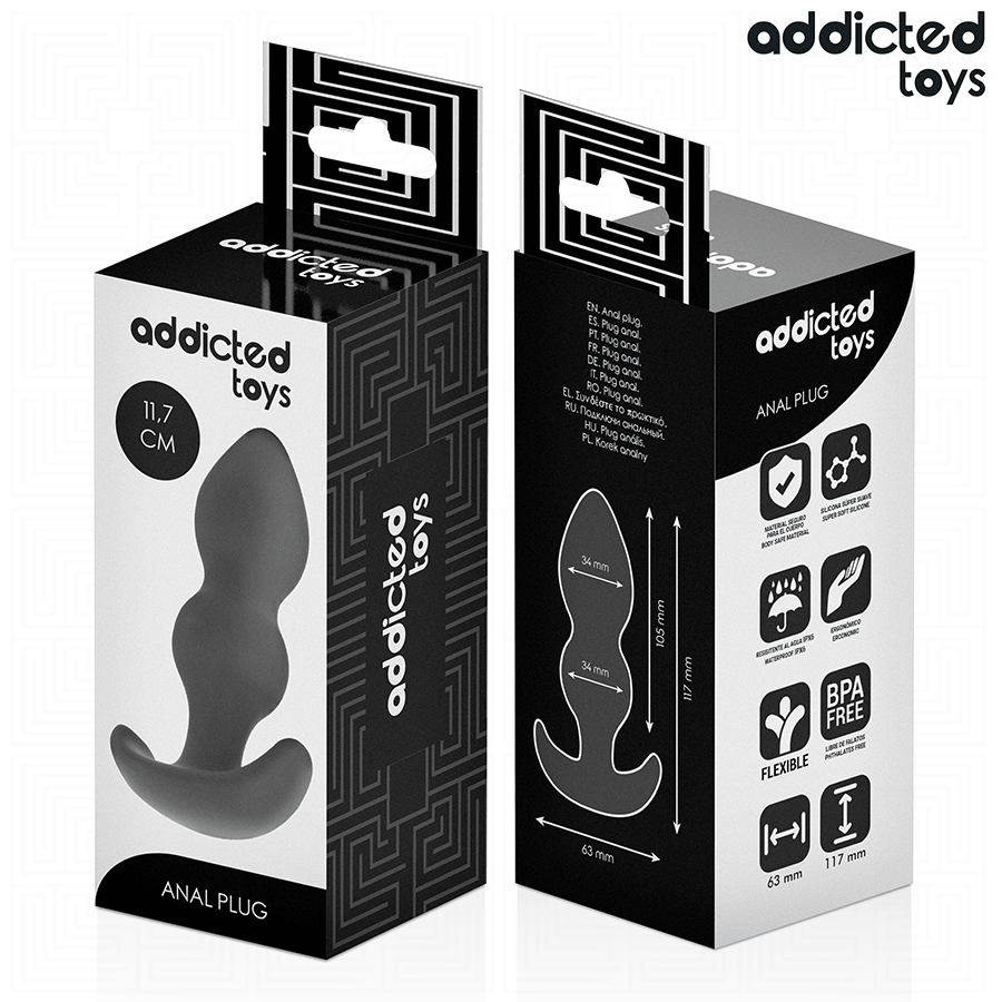 Analni čep Addicted Toys Anal Plug L