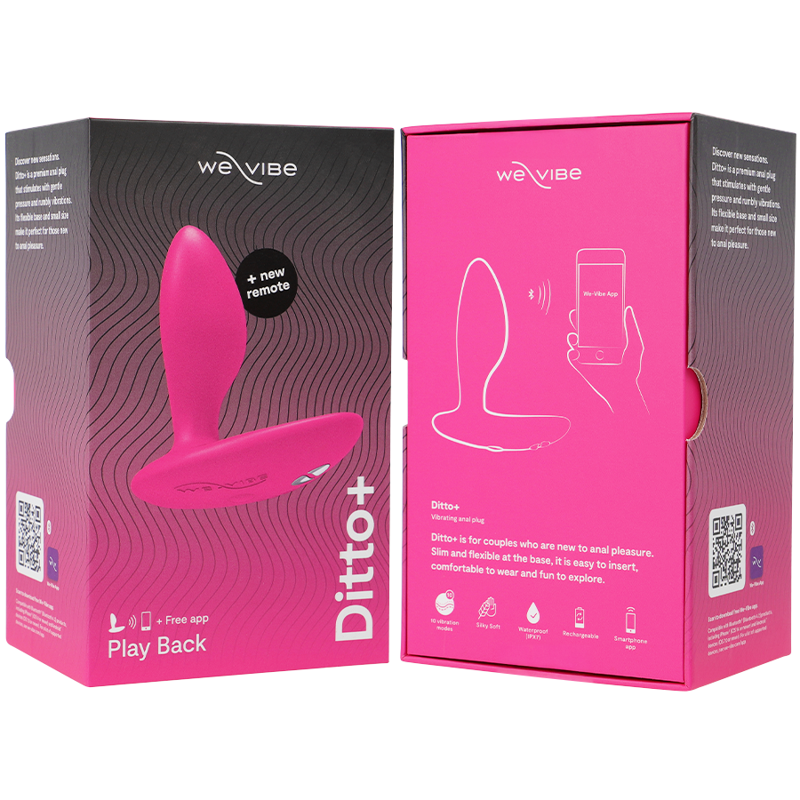 Vibracijski analni čep We-Vibe Ditto+, roza
