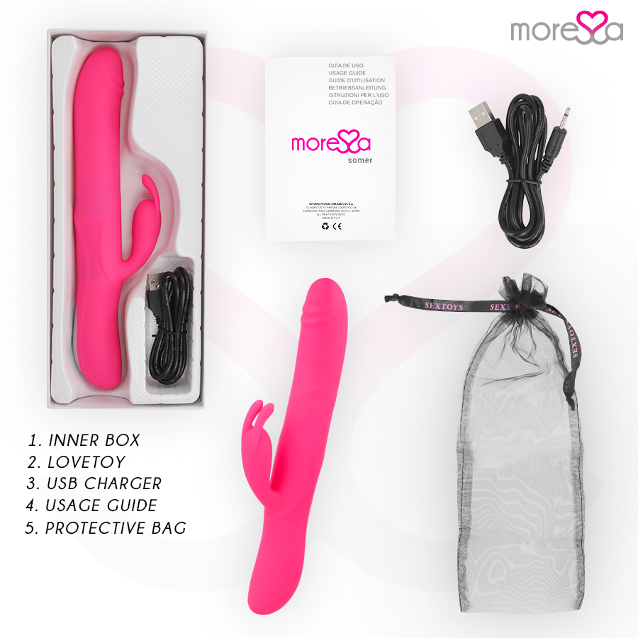 MORESSA - SOMER PREMIUM VIBRATOR WITH MULTIPLE ROTATION