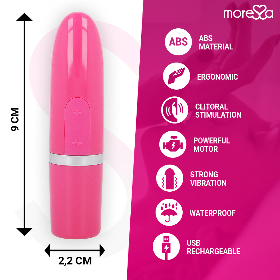 Bullet vibrator MORESSA - Ivy, roza