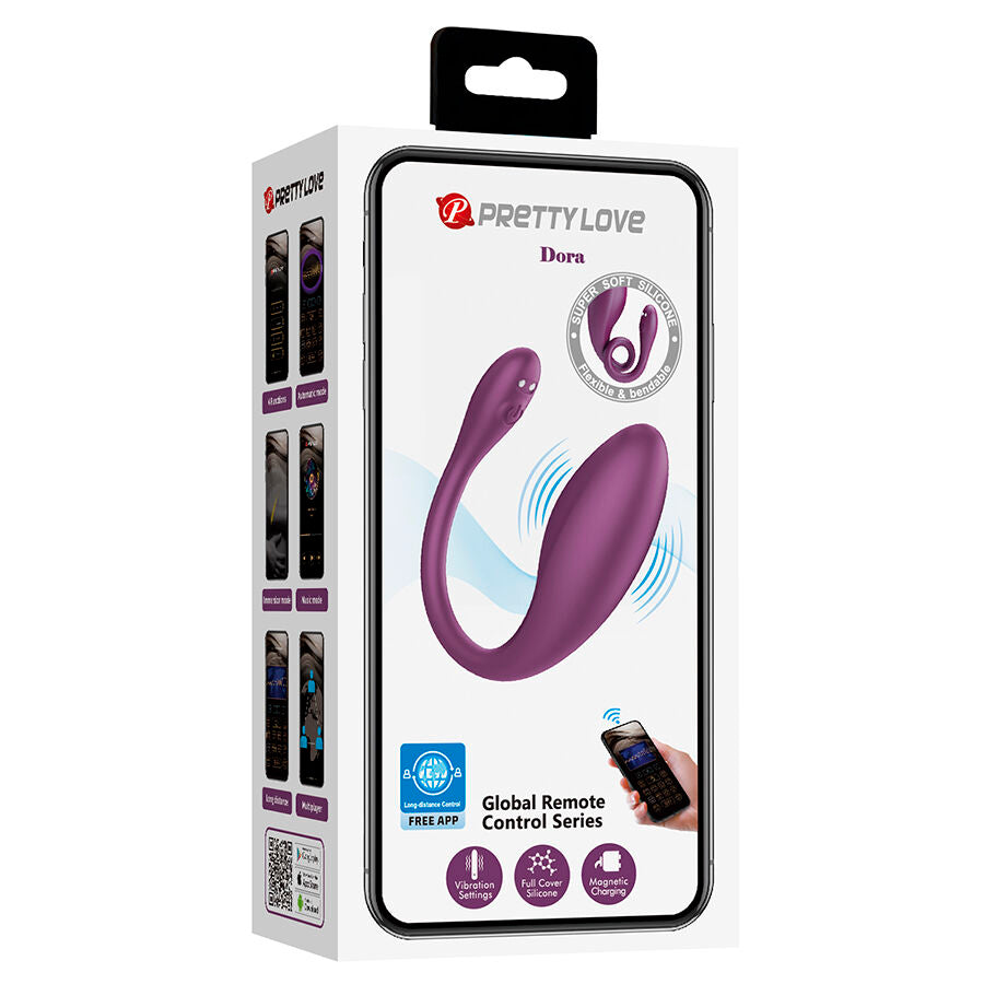PRETTY LOVE - DORA INVISIBLE VIBRATOR WITH FREE APP