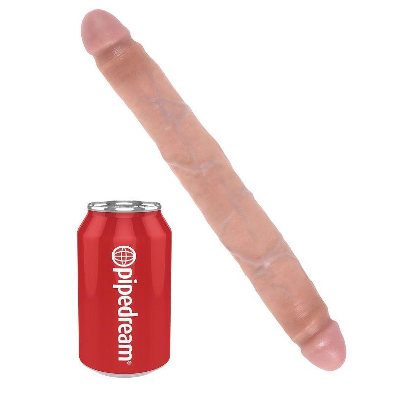 KING COCK - TANEK DVOJNI DILDO 30 CM