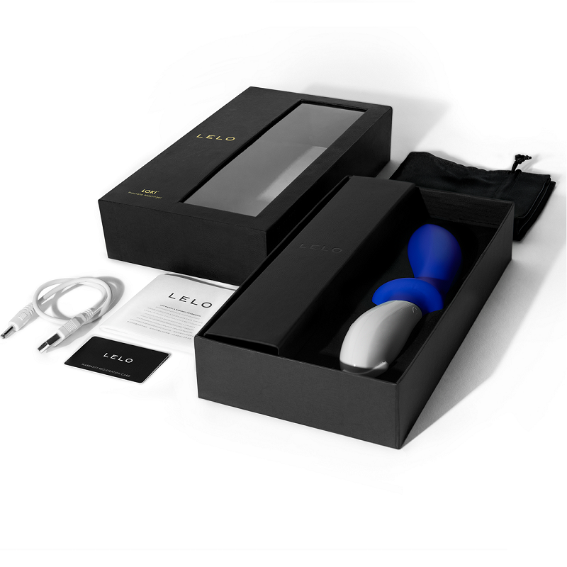 LELO - LOKI MODRI VIBRATOR ZA PROSTATO