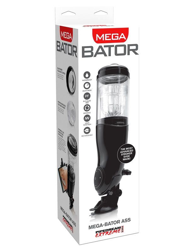 EXTREME TOYZ - PDX MEGA BATOR USB MOŠKI MASTURBATOR ANO BLACK