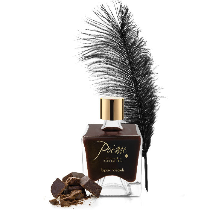 Jedilna barva za telo Bijoux - Poeme Black Chocolate, 50 g