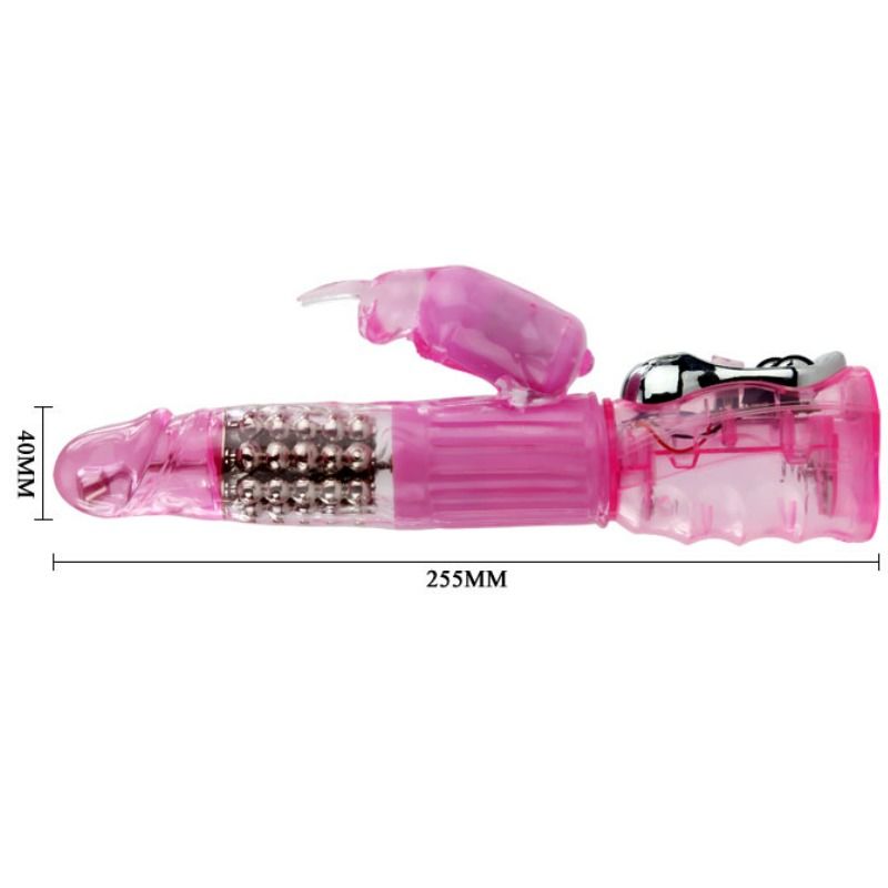 BAILE - VIBRATOR Z VRTENJEM IN RABBITOM Z VEČ HITROSTMI IN VEČ VRTENJI