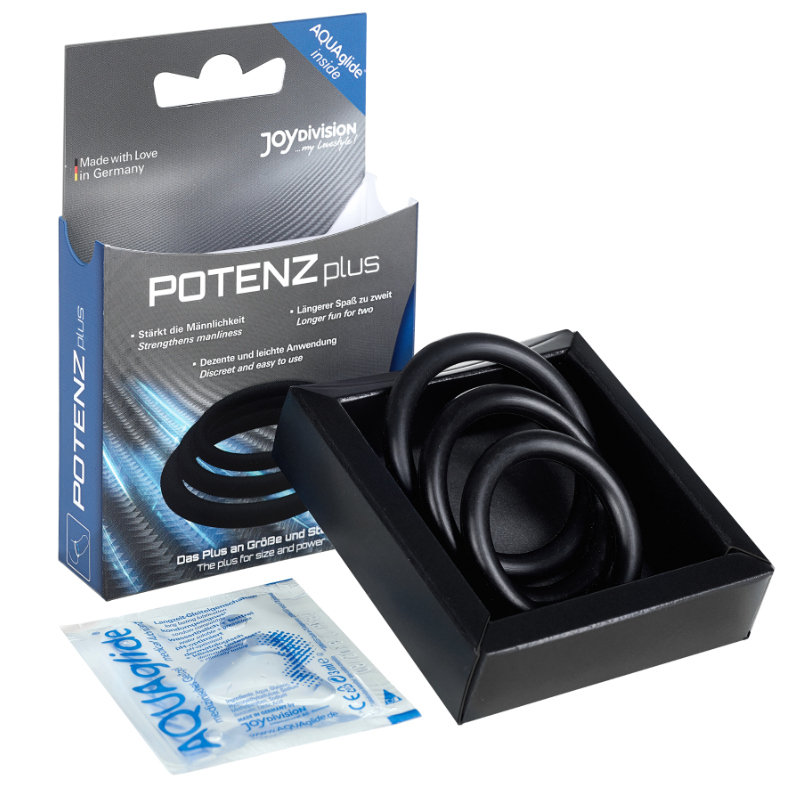 JOYDIVISION POTENZDUO - PLUS 3 ČRNI OBROČI - S, M, L