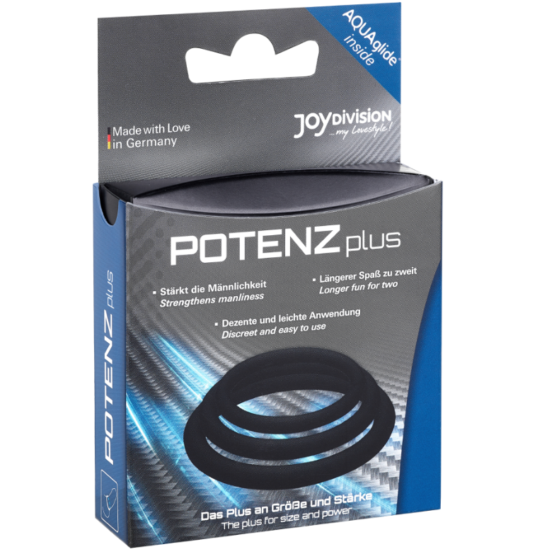 JOYDIVISION POTENZDUO - PLUS 3 ČRNI OBROČI - S, M, L